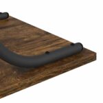 vidaXL Konzolový stôl Dymová dub 101 x 35 x 80,5 cm Kompozitné drevo – Obrázok 9