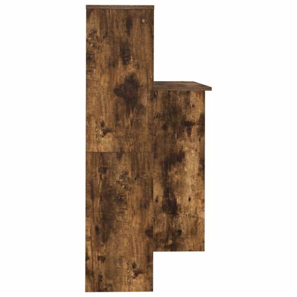 vidaXL Stôl Tmavý dub 131.5 x 50 x 106.5 cm Kompozitné drevo – Obrázok 5