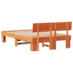 vidaXL Rám postele Voskovo hnedá 120 x 190 cm Masívne borovicové drevo – Obrázok 7