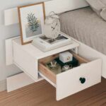 vidaXL Rám postele s čelnou doskou Biela 80 x 200 cm Borovicový masív – Obrázok 3