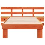 vidaXL Rám postele Voskovo hnedá 80 x 200 cm Borovicový masív – Obrázok 4