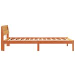 vidaXL Rám postele Voskovo hnedá 80 x 200 cm Borovicový masív – Obrázok 6