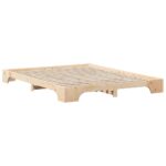 vidaXL Posteľový rám s úložiskom Hnedá Borovicový masív – Obrázok 5