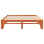 vidaXL Posteľový rám s úložiskom Hnedá Borovicový masív – Obrázok 4