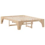 vidaXL Posteľový rám s úložiskom Hnedá Borovicový masív – Obrázok 6