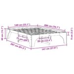 vidaXL Posteľový rám s úložiskom Hnedá Borovicový masív – Obrázok 9