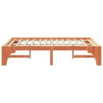 vidaXL Posteľový rám s úložiskom Hnedá Borovicové drevo – Obrázok 5