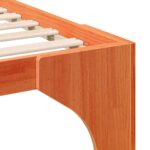 vidaXL Posteľový rám s úložiskom Hnedá Borovicové drevo – Obrázok 7