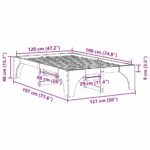 vidaXL Posteľový rám s úložiskom Hnedá Borovicový masív – Obrázok 9