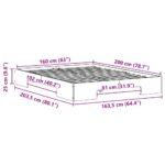 vidaXL Posteľový rám s úložiskom Biela Borovicový masív – Obrázok 9