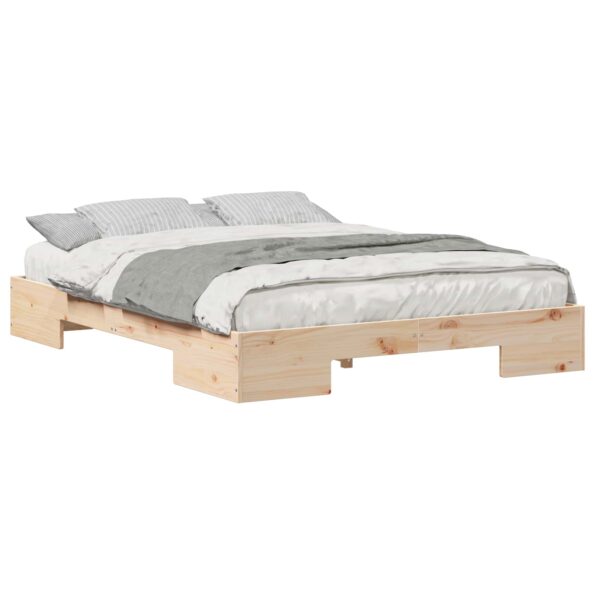 vidaXL Posteľový rám s úložiskom Hnedá Borovicový masív – Obrázok 10