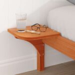 vidaXL Posteľový rám s nočnými stolíkmi Hnedá 160 x 200 cm Včelí hnedý – Obrázok 9