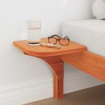 vidaXL Posteľový rám s nočnými stolíkmi Hnedá 90 x 190 cm Včelí hnedý – Obrázok 9