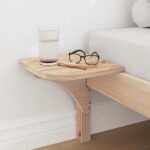 vidaXL Posteľový rám s nočnými stolíkmi Hnedá 75 x 190 cm Hnedá – Obrázok 9