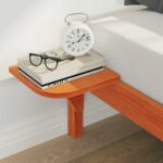 vidaXL Posteľový rám so stolíkmi Včelí hnedý 200 x 210 cm – Obrázok 4