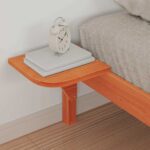 vidaXL Posteľový rám so stolíkmi Včelí hnedý 90 x 220 cm – Obrázok 4