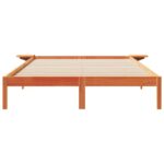 vidaXL Posteľový rám so stolíkmi Včelí hnedý 160 x 220 cm – Obrázok 5