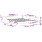 vidaXL Rám postele Voskovo hnedá 150 x 200 cm Borovicový masív – Obrázok 10