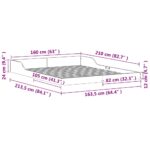 vidaXL Rám postele Voskovo hnedá 160 x 210 cm Borovicový masív – Obrázok 10