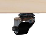 vidaXL Rám postele Prírodný Borovicové drevo 75 x 190 cm Posteľový rám – Obrázok 10