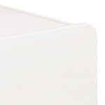 vidaXL Nočný stolík so zásuvkou Biela 39 x 34 x 33 cm Borovicový masív – Obrázok 9