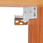 vidaXL Nočné stolíky so zásuvkou Nástenný 2 pcs Voskovo hnedá 38 x 36 x 29.5 cm – Obrázok 12