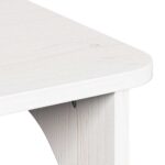 vidaXL Konferenčný stolík Biela 80 x 50 x 31 cm Borovicový masív – Obrázok 10