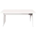 vidaXL Konferenčný stolík Biela 80 x 50 x 31 cm Borovicový masív – Obrázok 6