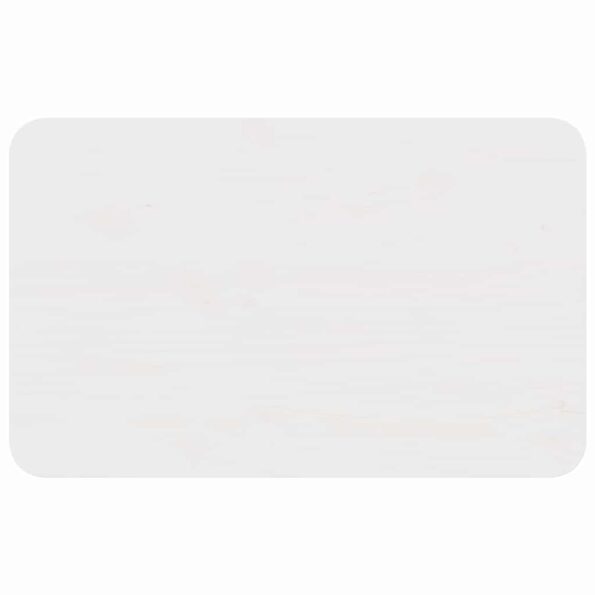 vidaXL Konferenčný stolík Biela 80 x 50 x 31 cm Borovicový masív – Obrázok 9