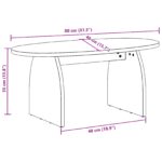 vidaXL Konferenčný stolík Hnedá 80 x 40 x 35 cm – Obrázok 10