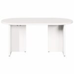 vidaXL Konferenčný stolík Biela 80 x 39,5 x 35 cm Borovicový masív – Obrázok 6