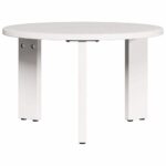 vidaXL Súprava na kávový stolík 2 pcs Biela 47.5 x 47.5 x 27 cm – Obrázok 11