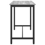 vidaXL stôl Sivý Sonoma 100 x 50 x 76,5 cm Inžinierske drevo a oceľ – Obrázok 4