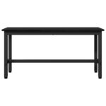 vidaXL Jedálenská lavička Čierny dub 100 x 32,5 x 48,5 cm – Obrázok 4