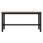 vidaXL Jedálenská lavička Sonoma dub 100 x 32,5 x 48,5 cm – Obrázok 4