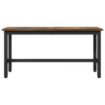 vidaXL Jedálenská lavička 2 pcs Dymová dub 100 x 32,5 x 48,5 cm – Obrázok 5