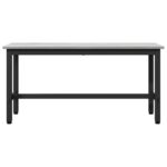vidaXL Jedálenská lavička 2 pcs Sivý Sonoma 100 x 32,5 x 48,5 cm – Obrázok 5