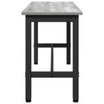 vidaXL Jedálenská lavička 2 pcs Sivý Sonoma 100 x 32,5 x 48,5 cm – Obrázok 6