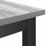 vidaXL Jedálenská lavička 2 pcs Sivý Sonoma 100 x 32,5 x 48,5 cm – Obrázok 7