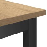 vidaXL Jedálenská lavička 2 pcs Remeselný dub 100 x 32,5 x 48,5 cm – Obrázok 7