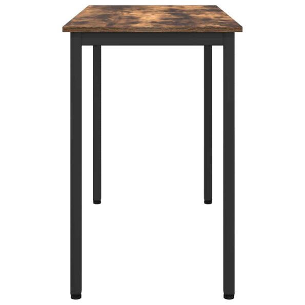 vidaXL stôl Dymová dub 100 x 50 x 76,5 cm Inžinierske drevo a oceľ – Obrázok 4