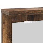 vidaXL Vešiak na stenu Tmavý dub 85 x 10 x 45 cm Kompozitné drevo – Obrázok 8