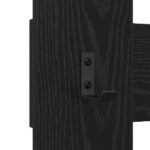 vidaXL Vešiak na stenu Čierny dub 65 x 3 x 100 cm Kompozitné drevo – Obrázok 8