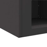 vidaXL Ohnisko Čierna 50 x 50 x 40 cm Oceľ – Obrázok 9