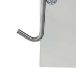 vidaXL Kŕmidlo pre králiky Strieborná 12,5 x 12,5 x 25 cm – Obrázok 8