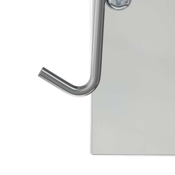 vidaXL Kŕmidlo pre králiky Strieborná 12,5 x 12,5 x 25 cm – Obrázok 8