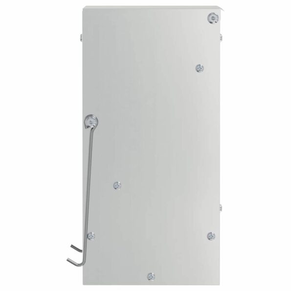 vidaXL Kŕmidlo pre králiky Strieborná 12,5 x 12,5 x 25 cm – Obrázok 6