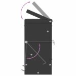 vidaXL Kŕmidlo pre králiky Čierna 20 x 12,5 x 25 cm – Obrázok 10