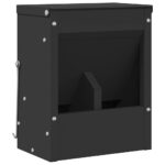 vidaXL Kŕmidlo pre králiky Čierna 20 x 12,5 x 25 cm – Obrázok 2