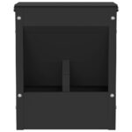 vidaXL Kŕmidlo pre králiky Čierna 20 x 12,5 x 25 cm – Obrázok 5